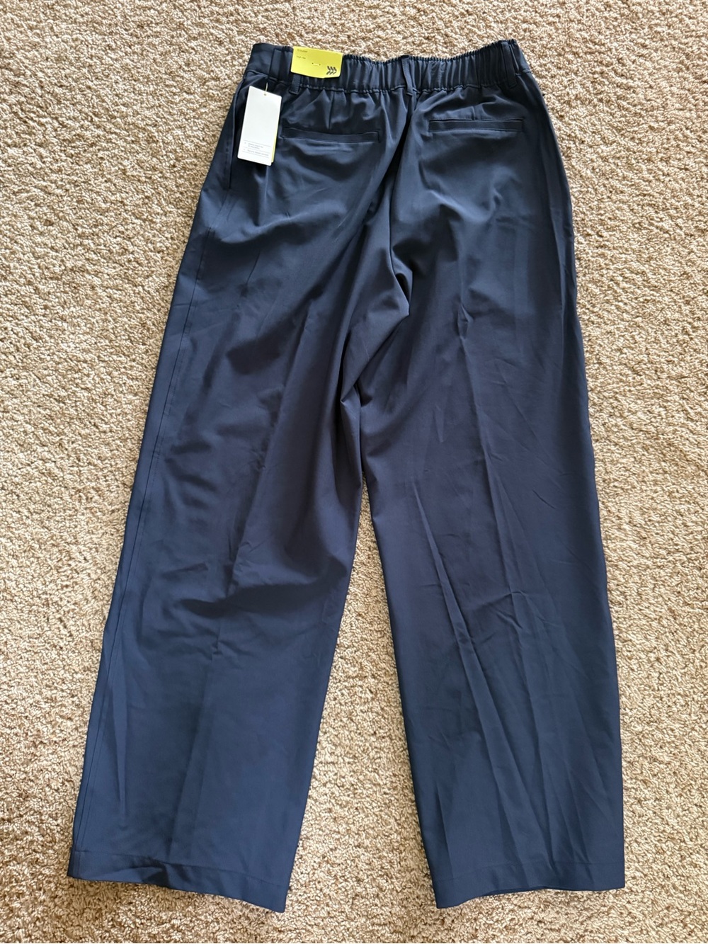 NWT All in Motion High Rise Woven Trousers Navy Blue Size Small - Picture 9 of 13